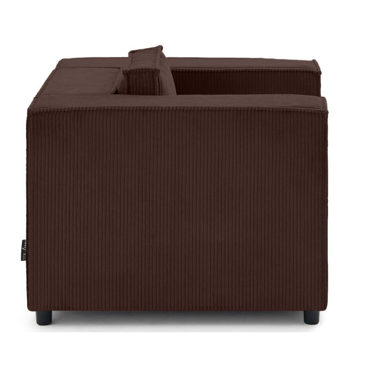 LISA DESIGN Stella - fauteuil en velours côtelé