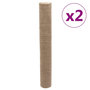 Voir la diapositive 2 : VIDAXL Rouleaux de jute 2 pcs 1x50 m 100 % jute 200 g/m²