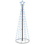 Voir la diapositive 2 : VIDAXL Arbre de Noël cone 108 LED Bleues 70x180 cm
