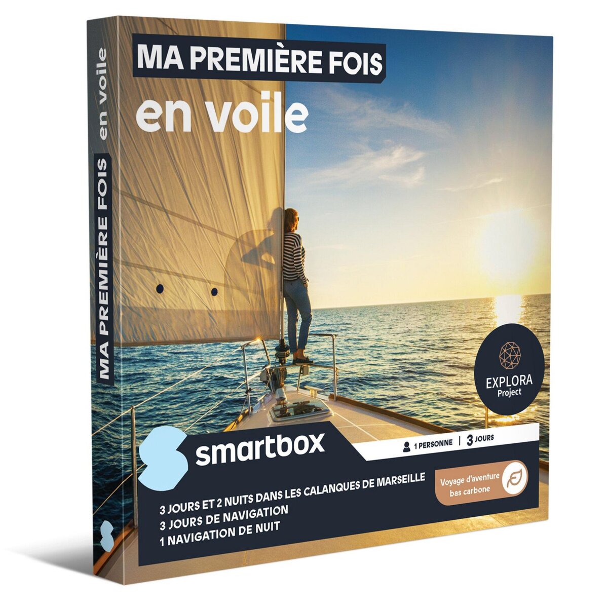 Smartbox Explora Project - Ma première fois en haute mer - Coffret Cadeau Séjour