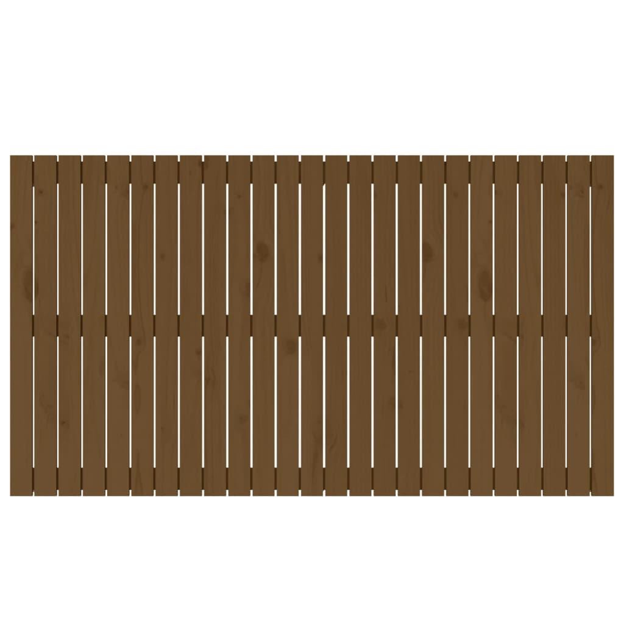 Voir la diapositive 4 : VIDAXL Tete de lit murale Marron miel 159,5x3x90 cm Bois massif de pin