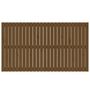 Voir la diapositive 4 : VIDAXL Tete de lit murale Marron miel 159,5x3x90 cm Bois massif de pin