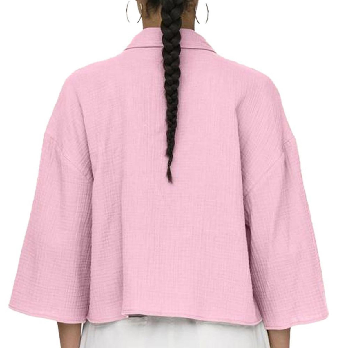 JACQUELINE DE YONG Chemise Rose Femme JDY Theis Life 3/4