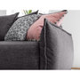 Voir la diapositive 5 : BEST MOBILIER Lena - canapé d'angle convertible - avec coffre - style scandinave - 5 places - droit
