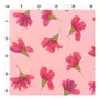 RICO DESIGN Coupon de tissu fleurs de cerisier 50 x 140 cm - Rose