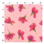 RICO DESIGN Coupon de tissu fleurs de cerisier 50 x 140 cm - Rose