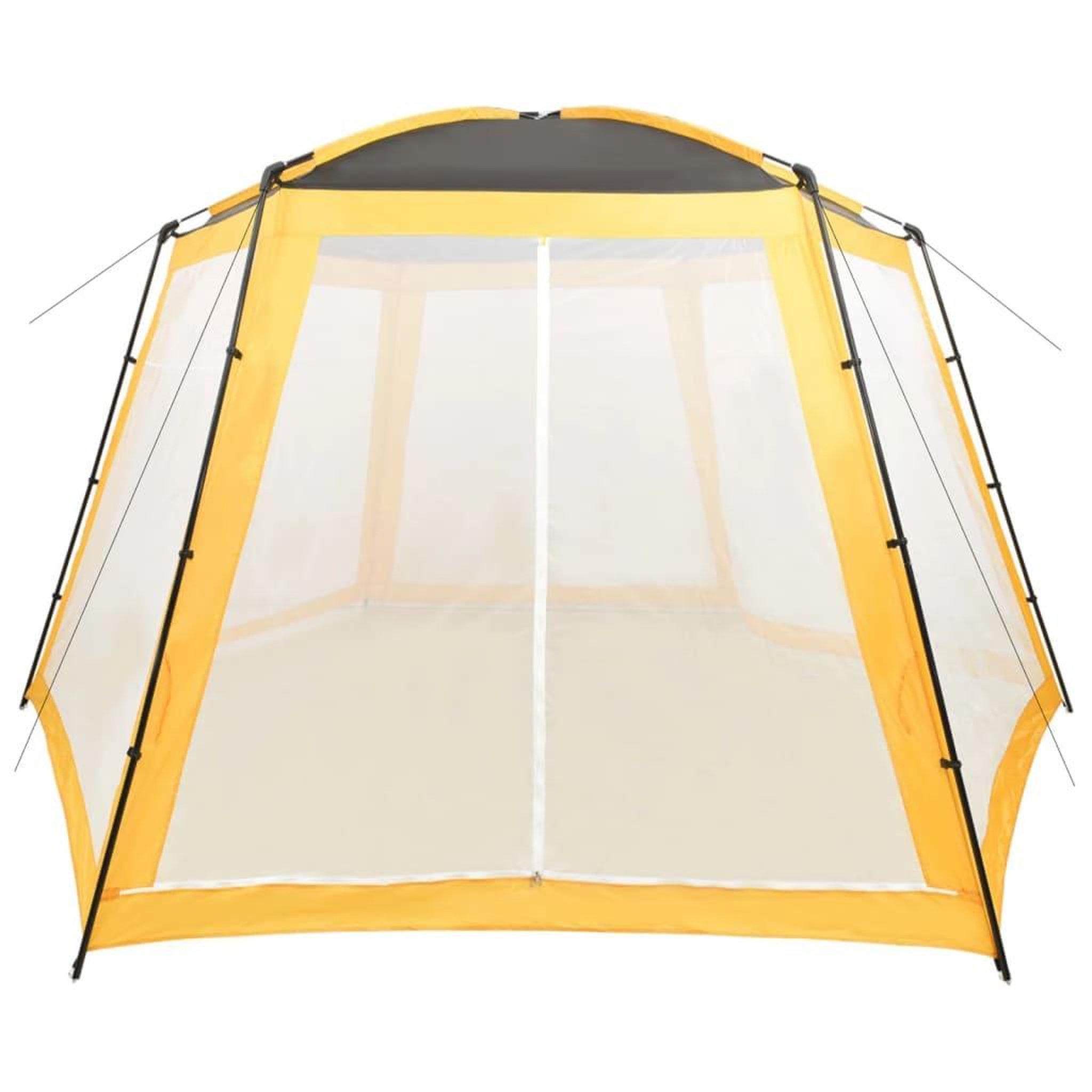 Voir la diapositive 2 : VIDAXL Tente de piscine tissu 500x433x250 cm jaune