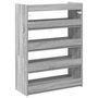 Voir la diapositive 6 : VIDAXL Etagere a chaussures sonoma gris 60x25x81 cm bois d'ingenierie