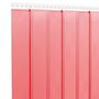 Voir la diapositive 3 : VIDAXL Rideau de porte rouge 200 mmx1,6 mm 25 m PVC