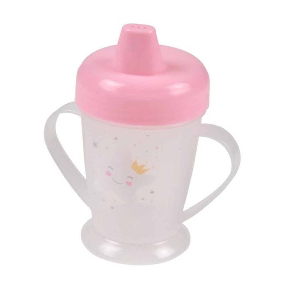 Paris Prix Gobelet pour Bébé Anti-Goutte  Étoile  225ml Rose