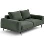 Voir la diapositive 5 : LISA DESIGN Vicence - canapé droit 2 places en tissu