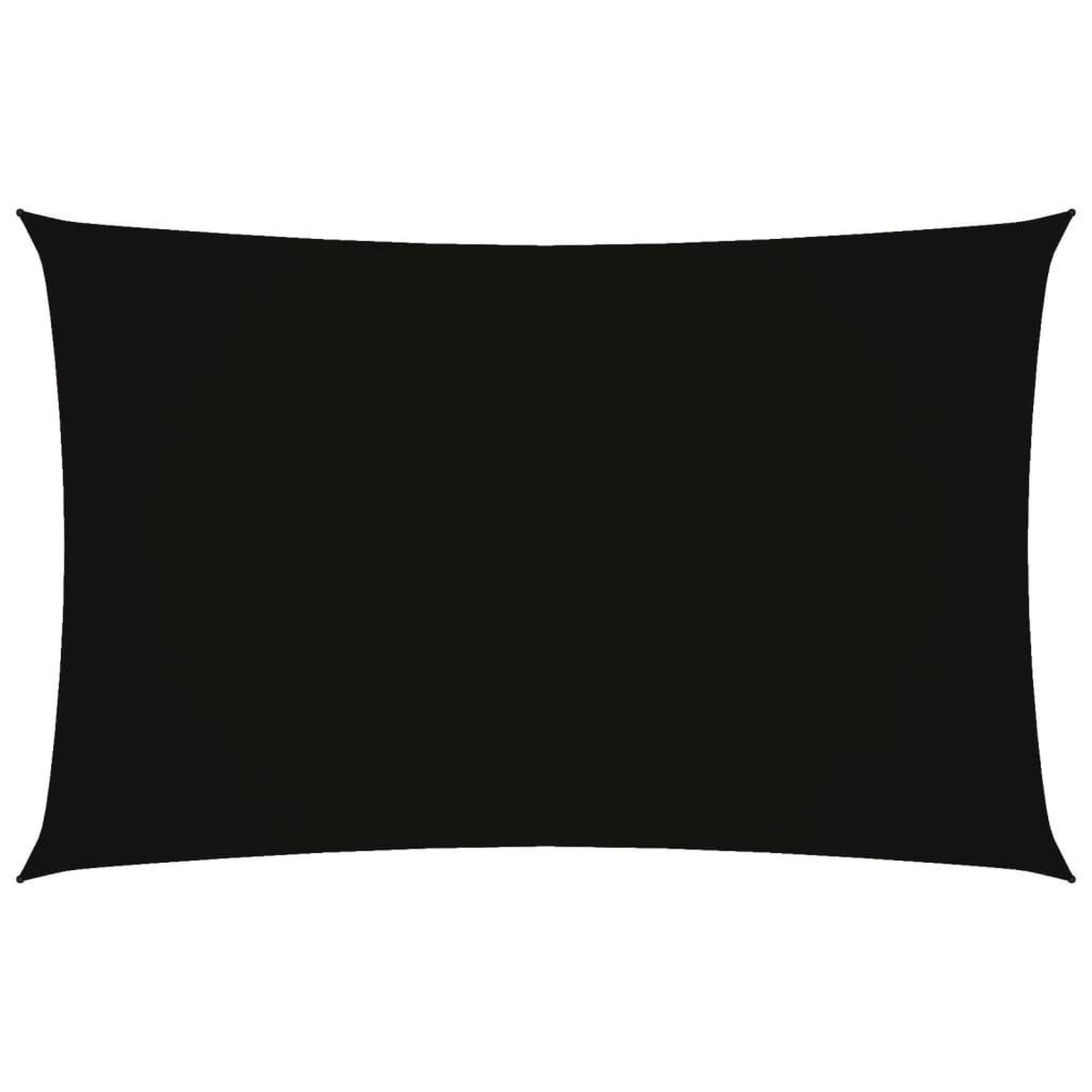 Voir la diapositive 2 : VIDAXL Voile de parasol tissu oxford rectangulaire 2x5 m noir