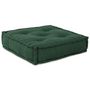 Voir la diapositive 4 : VIDAXL Pouf modulaire vert 70x70x36 tissu