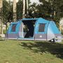 Voir la diapositive 3 : VIDAXL Tente de camping tunnel 4 personnes bleu impermeable