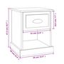 Voir la diapositive 6 : VIDAXL Tables de chevet 2pcs chene marron 39x39x47,5cm bois ingenierie
