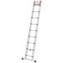 Voir la diapositive 2 : HAILO Echelle télescopique 3m80 en aluminium - FLEXLINE