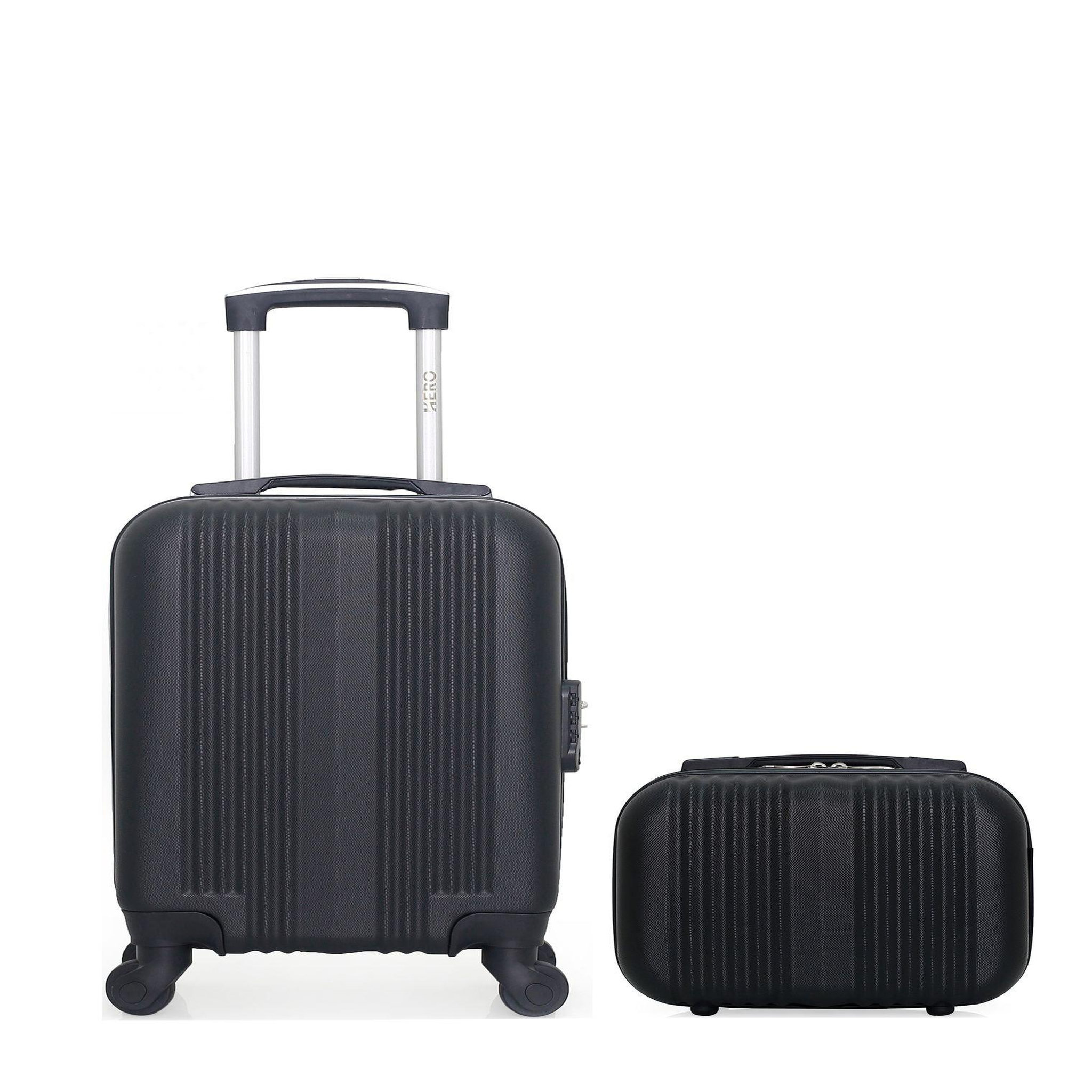 HERO HERO - LOT DE 2 - Valises cabine XXS et vanity LIPARI. Coloris disponibles : Bleu, Gris
