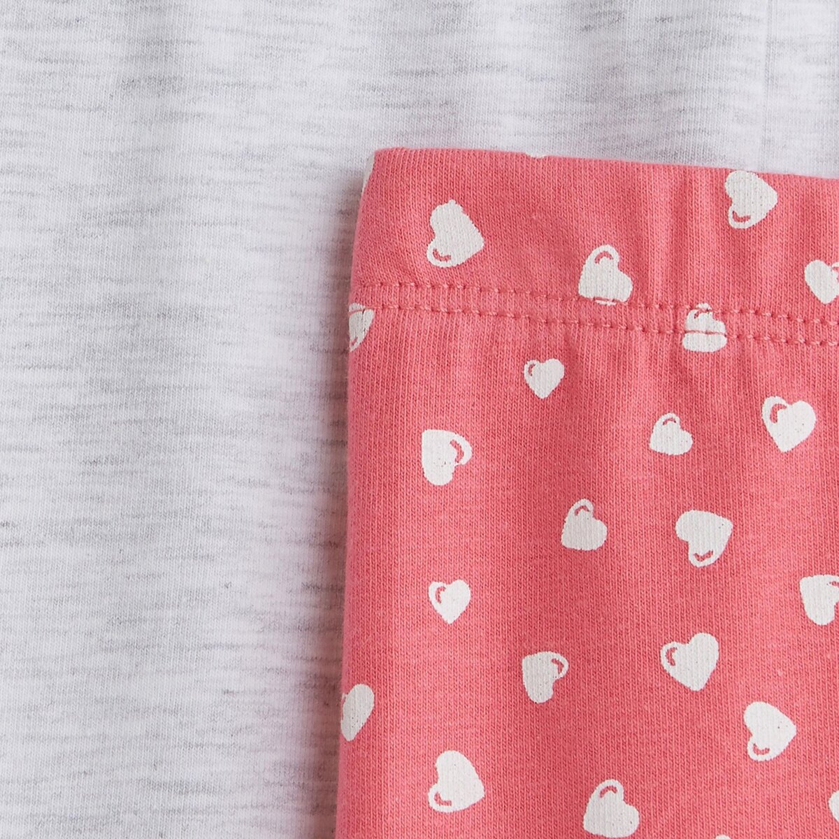 IN EXTENSO Lot de 2 leggings court bébé fille