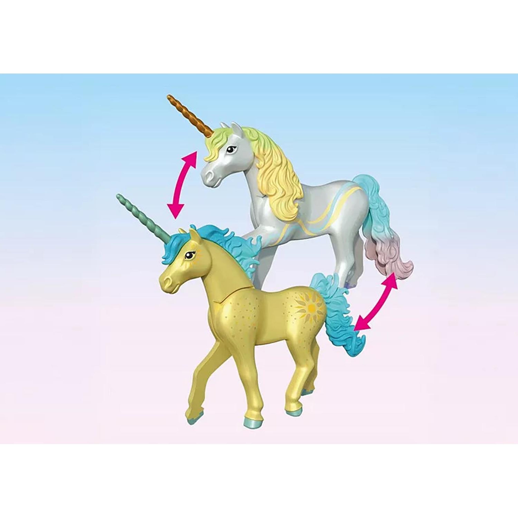 Voir la diapositive 4 : PLAYMOBIL Magic Unicorns Licorne Fleur de soleil avec fée
