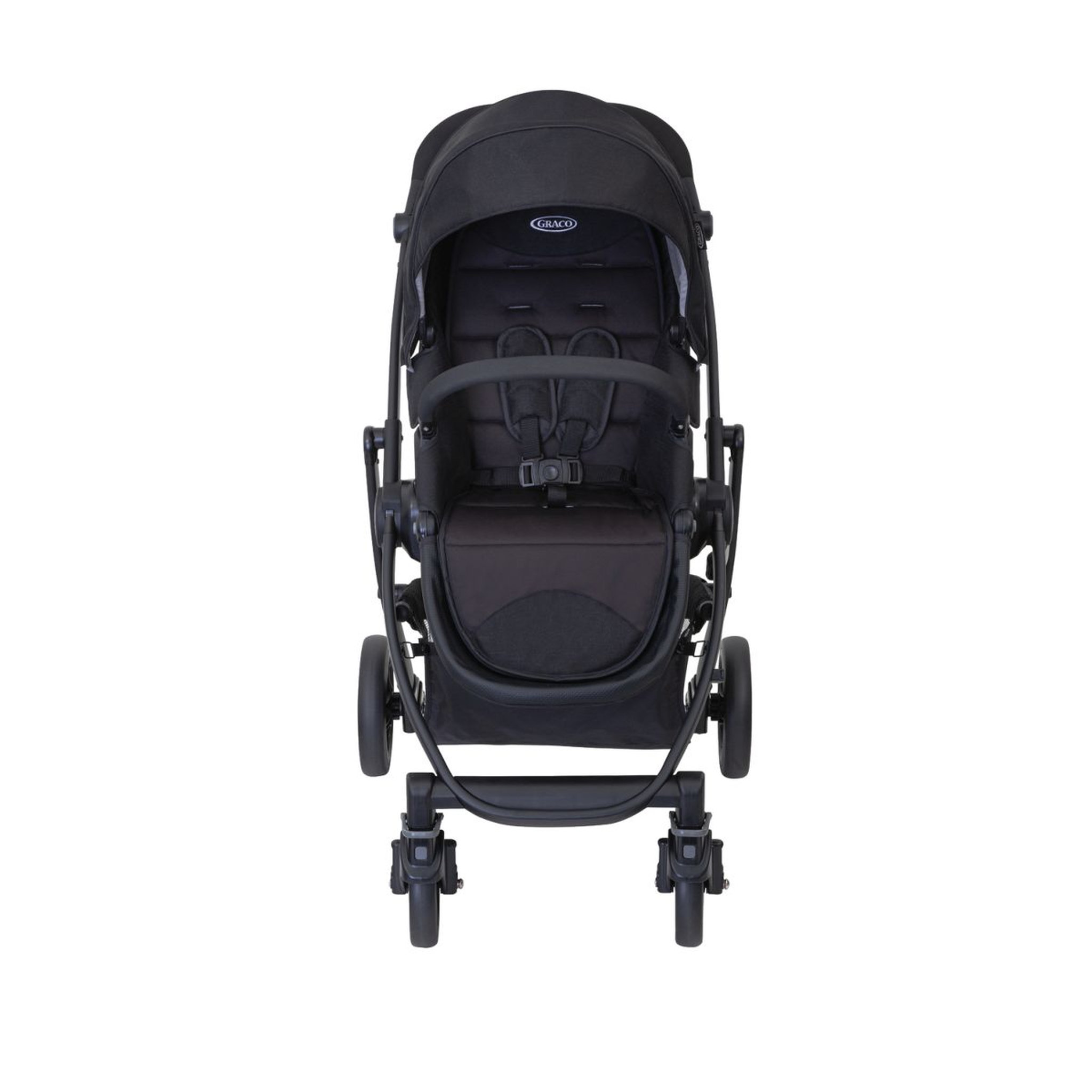 Voir la diapositive 2 : GRACO Poussette confort EVO avec protection pluie