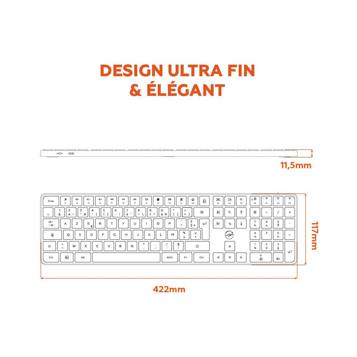 Mobility Lab Clavier sans fil KMP2000W