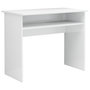 Voir la diapositive 2 : VIDAXL Bureau Blanc brillant 90x50x74 cm Bois d'ingenierie