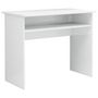 Voir la diapositive 2 : VIDAXL Bureau Blanc brillant 90x50x74 cm Bois d'ingenierie