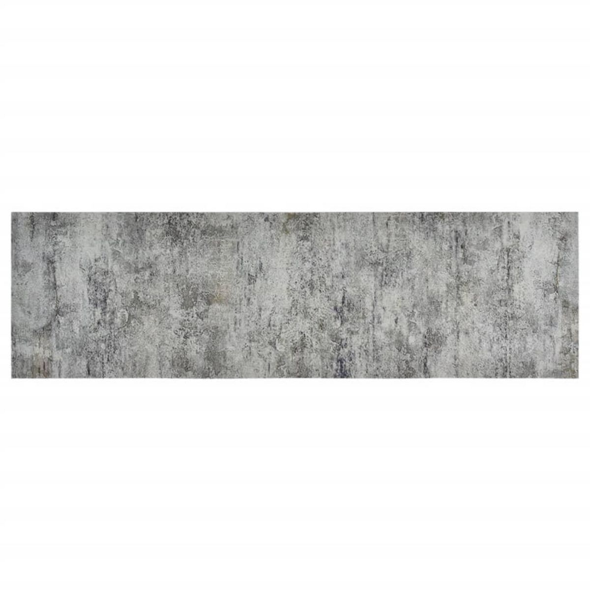 VIDAXL Tapis de cuisine lavable impression beton 60x180 cm velours