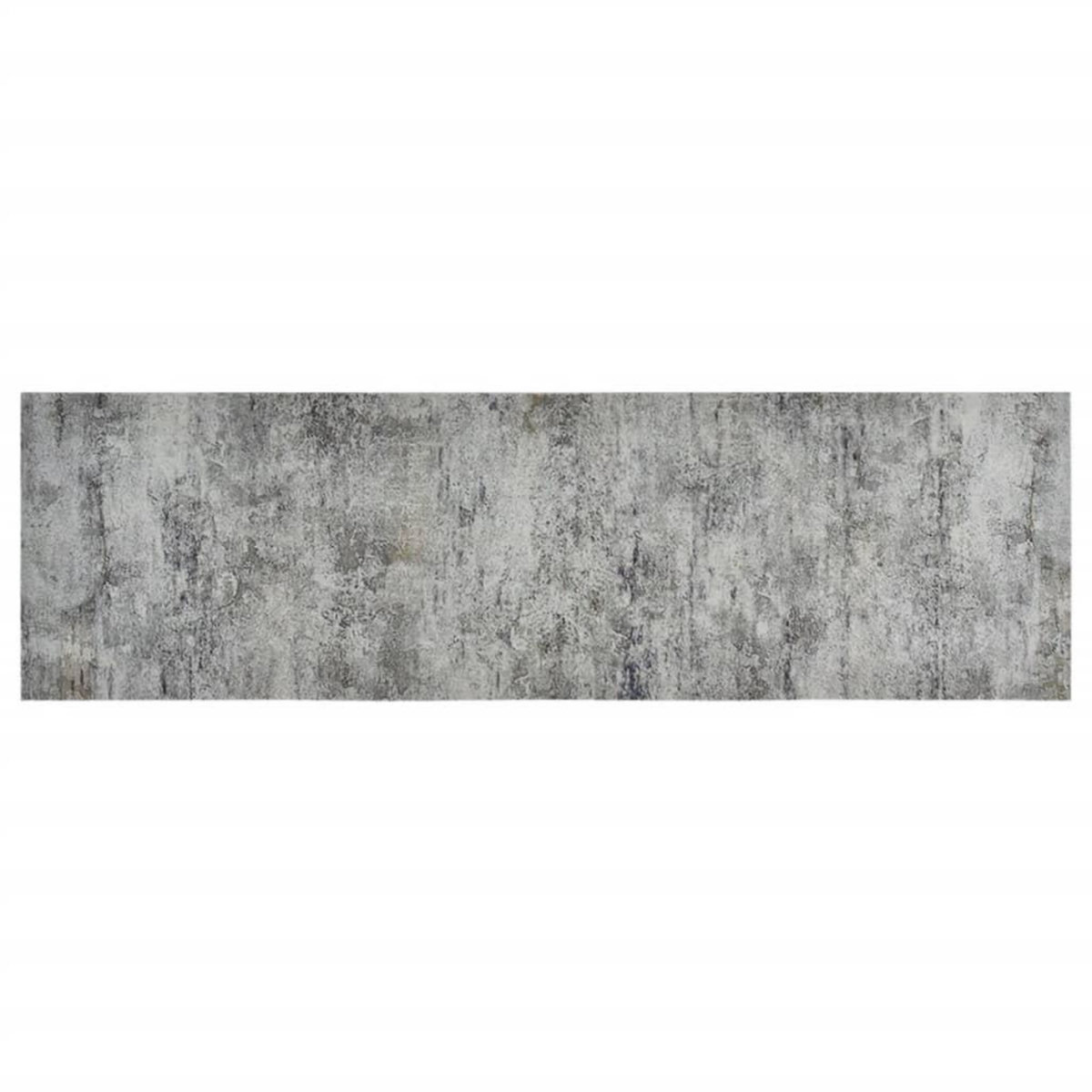 VIDAXL Tapis de cuisine lavable impression beton 60x180 cm velours