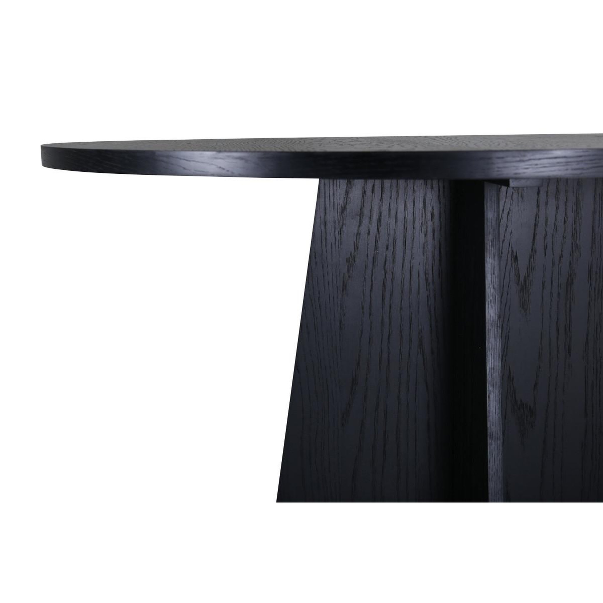 Voir la diapositive 6 : Paris Prix Table à manger ronde  bootcut  110cm noir
