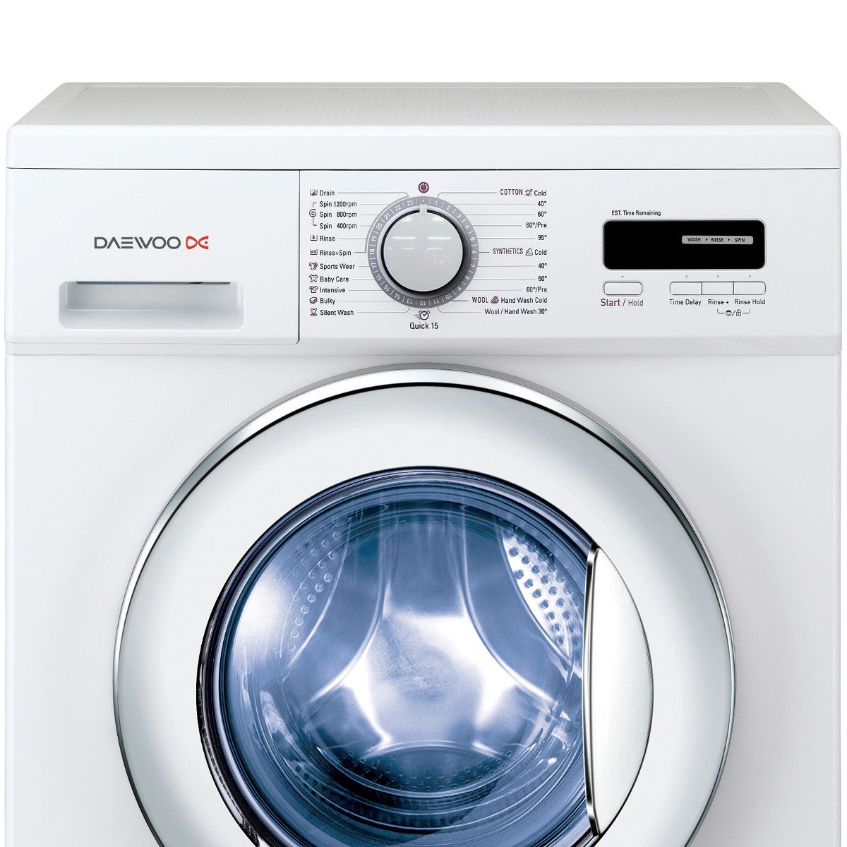 DAEWOO Lave linge hublot DWD FC52H2E 8 Kg, 1200 T/min