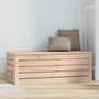 Voir la diapositive 3 : VIDAXL Boîte de rangement 89x36,5x33 cm Bois massif de pin