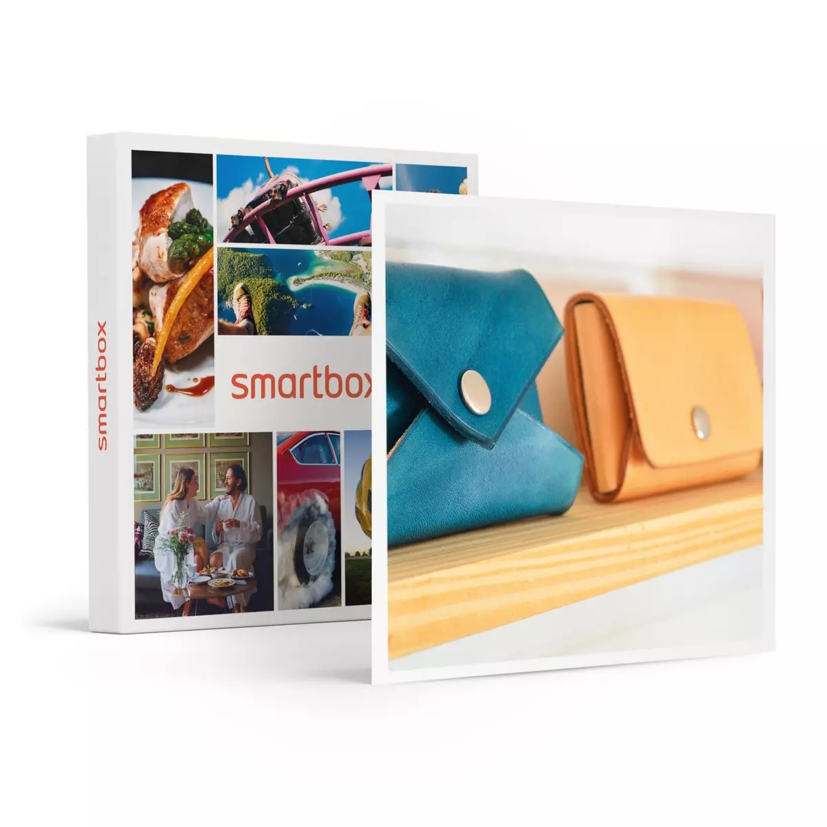 Smartbox Fabrication d'un porte-carte lors d'1 atelier maroquinerie - Coffret Cadeau Multi-thèmes