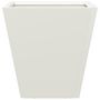 Voir la diapositive 4 : VIDAXL Jardiniere blanc 30x30x30 cm acier