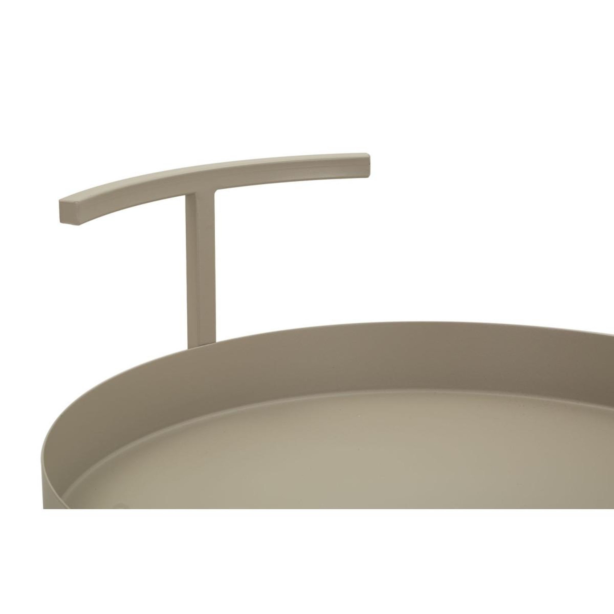 Voir la diapositive 5 : Paris Prix Desserte à roulettes en métal  saturno  61cm gris