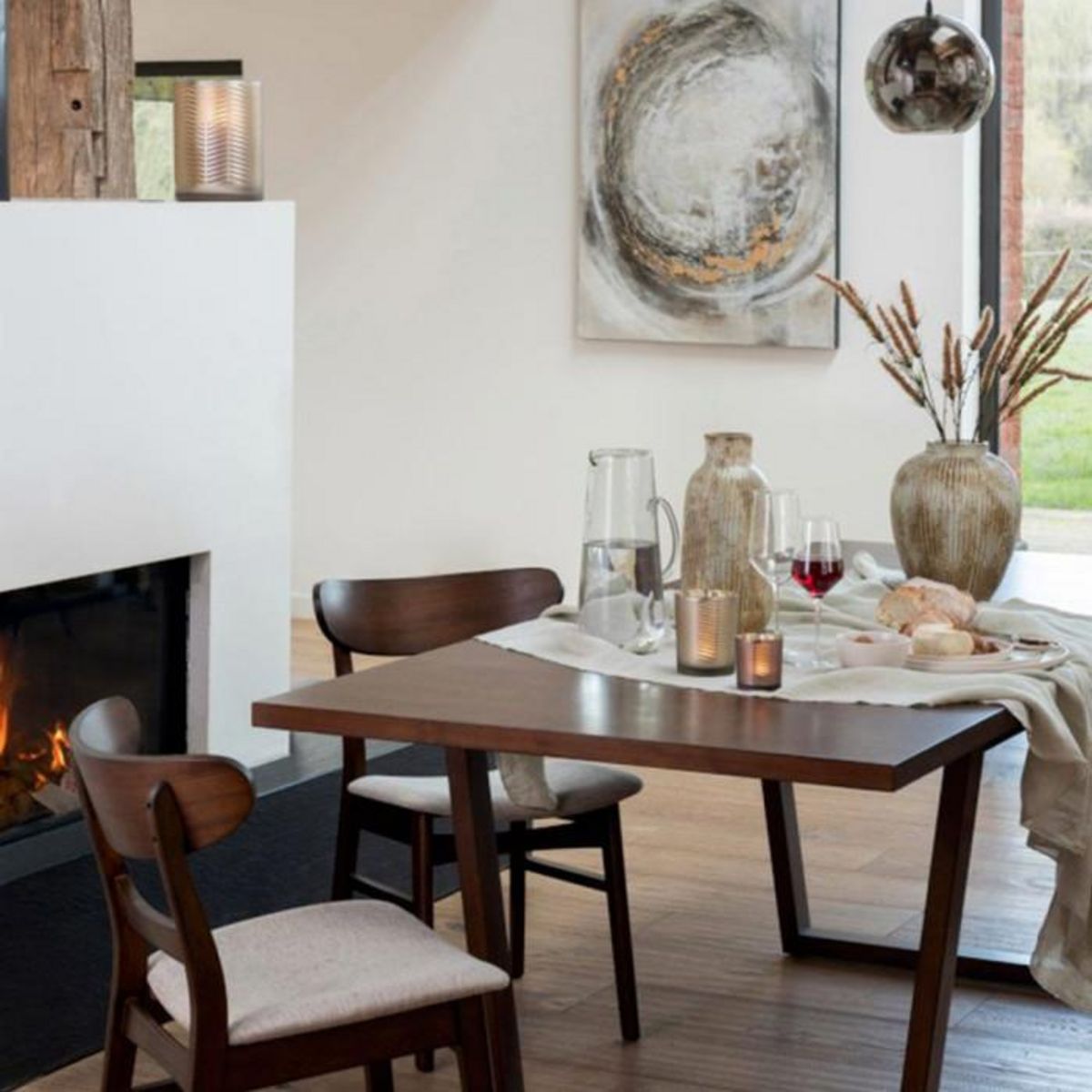 Paris Prix Carafe Design en Verre  Ella  33cm Transparent