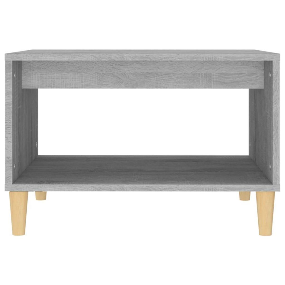 VIDAXL Table basse Sonoma gris 60x50x40 cm Bois d'ingenierie