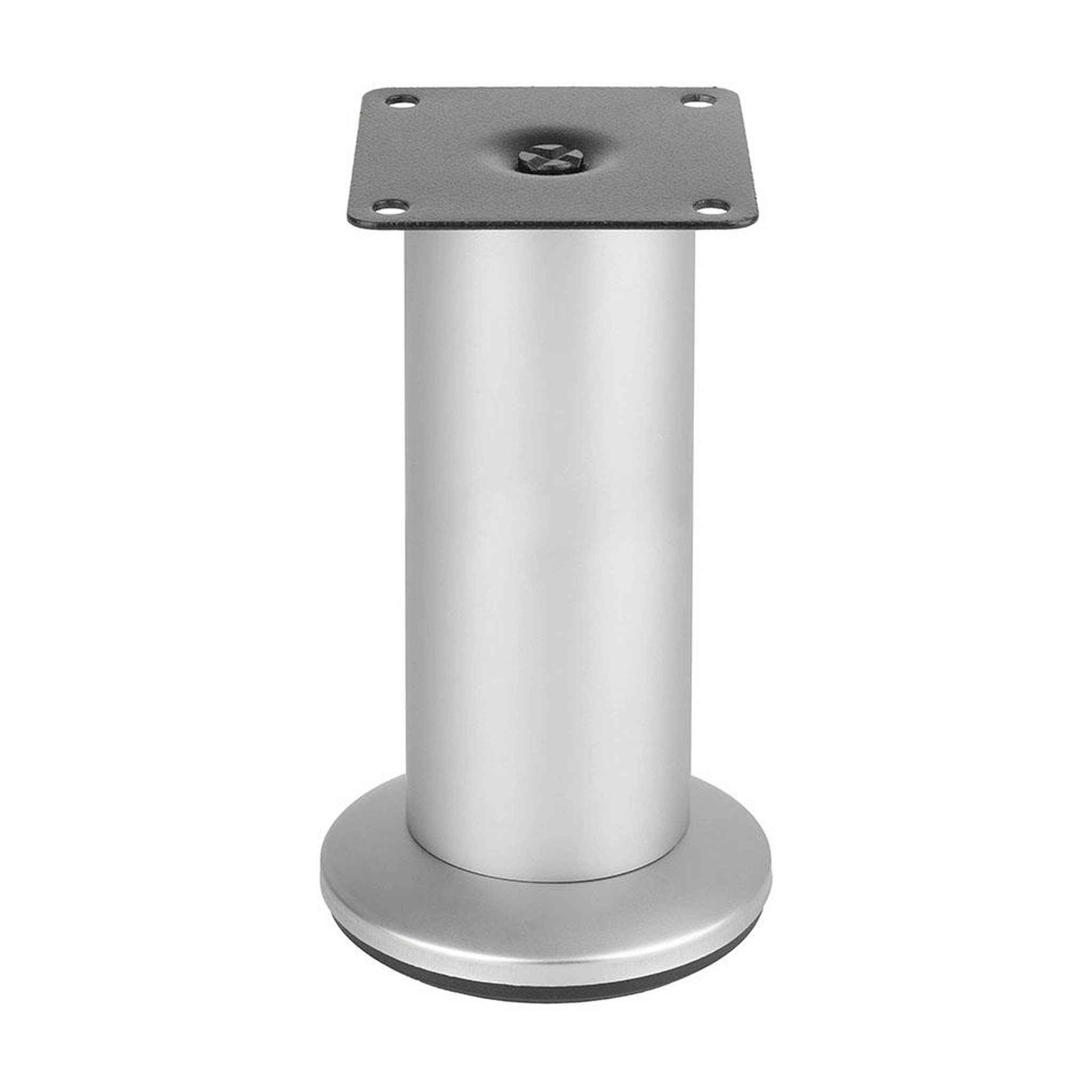 CENTRALE BRICO Pied de meuble fs001 120 mm réglable chrome mat