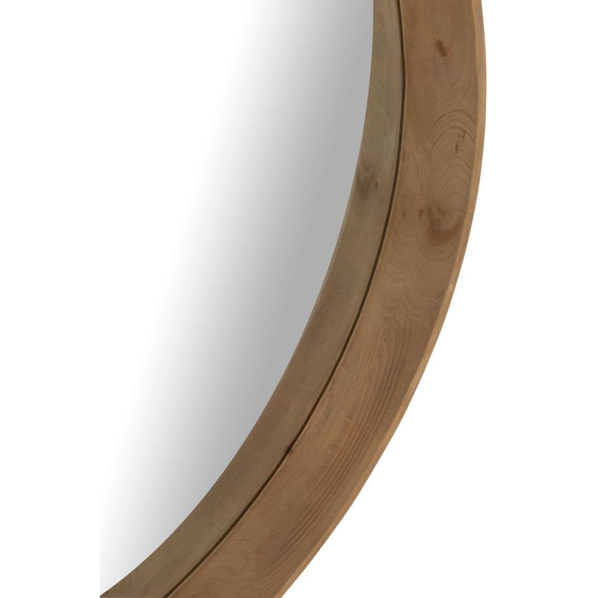 Paris Prix Miroir Mural en Bois  Chalet  91cm Naturel