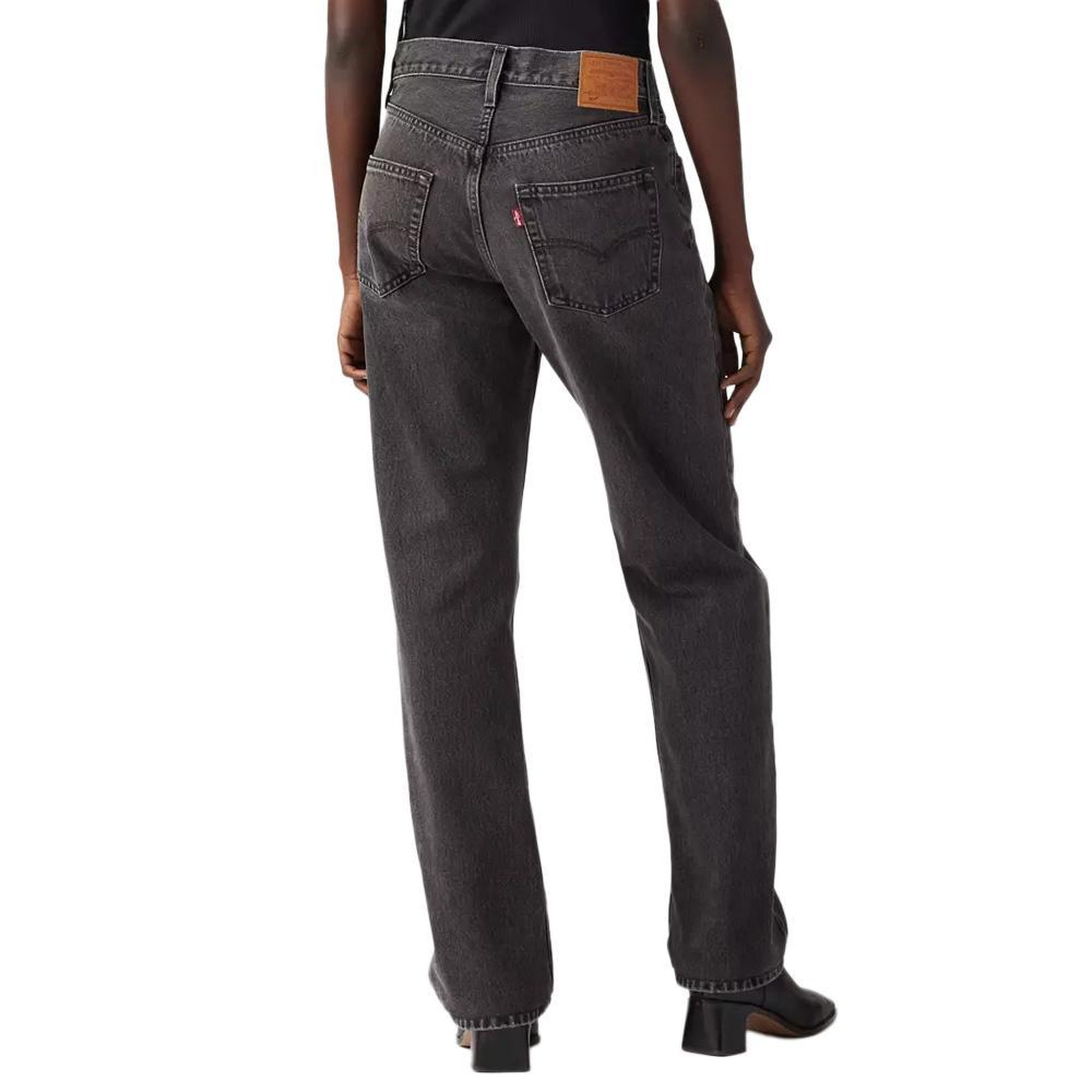 Voir la diapositive 2 : Levi's Jean 501 90s Gris Foncé Femme Levi's  A1959