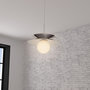 Voir la diapositive 2 : ATMOSPHERA Suspension en acier et en verre OMIA - Argent