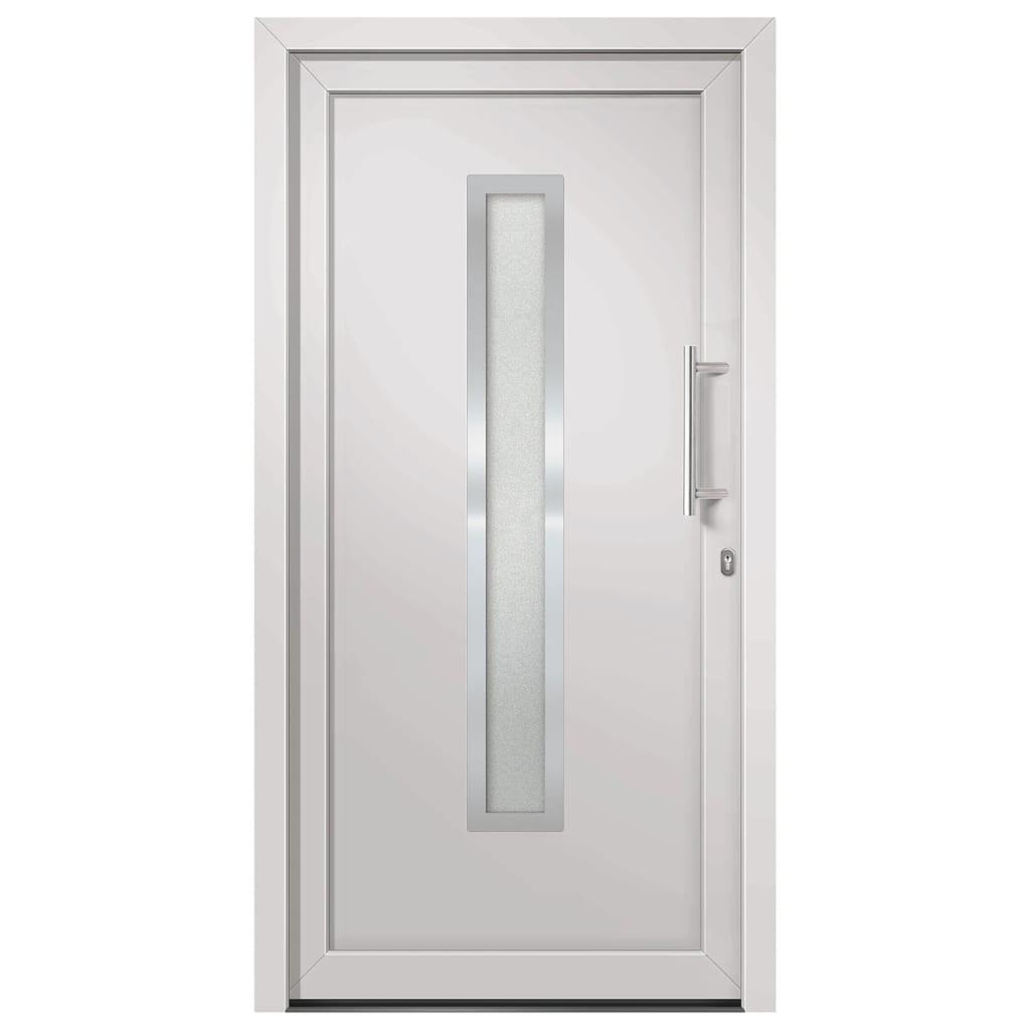 Voir la diapositive 3 : VIDAXL Porte d'entree Blanc 98x208 cm