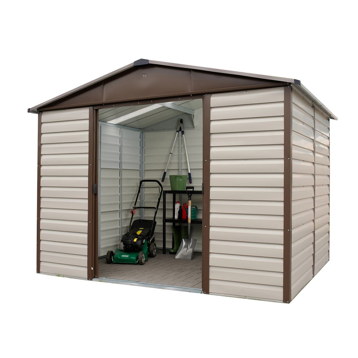 Yardmaster Abri de jardin métal - 5,11m² - SUVA