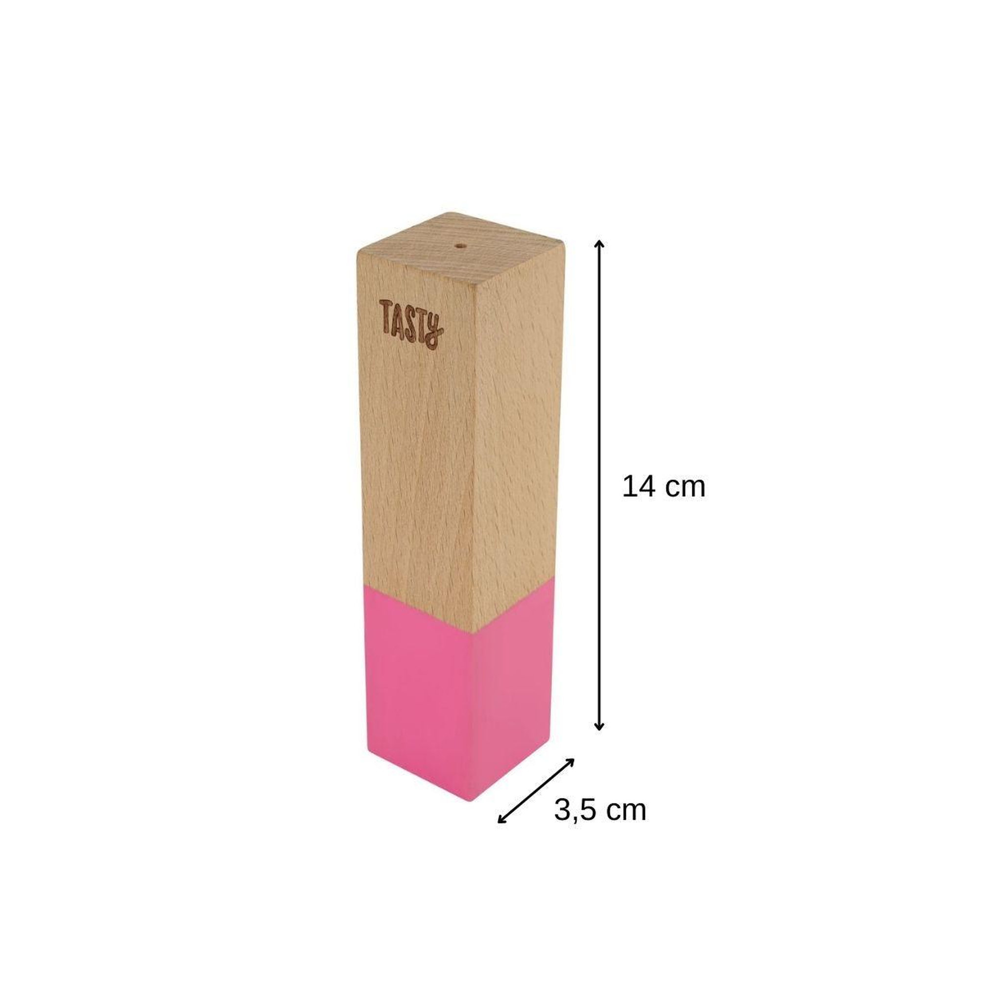 Voir la diapositive 3 : TASTY Poivrière design en bois tasty green
