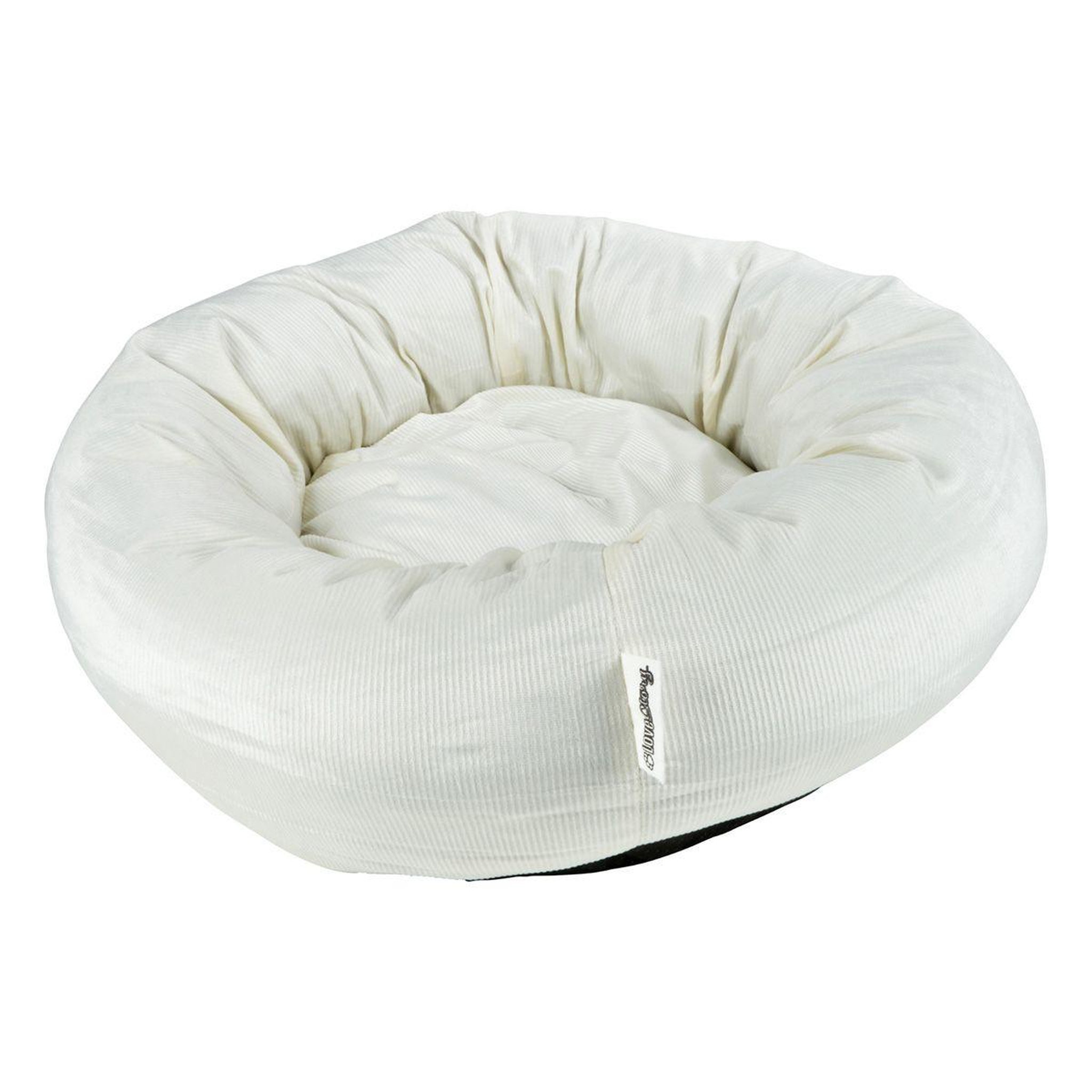 LOVE STORY Panier donut chien & chat  crafty  55cm écru