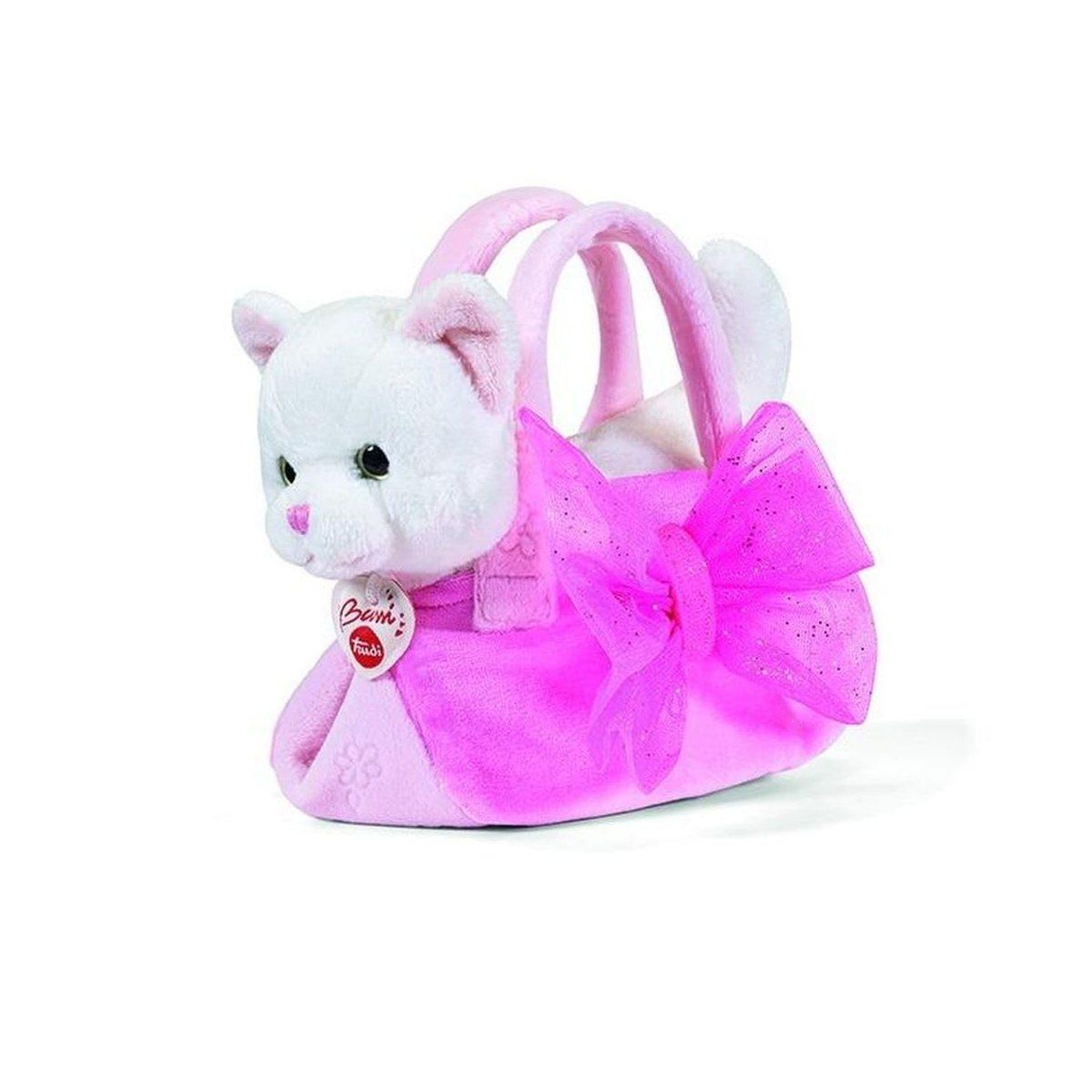 Trudi Peluche chat avec sac - taille xs