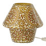 Voir la diapositive 1 : Paris Prix Lampe à Poser Mosaïque  Mari  24cm Marron & Orange