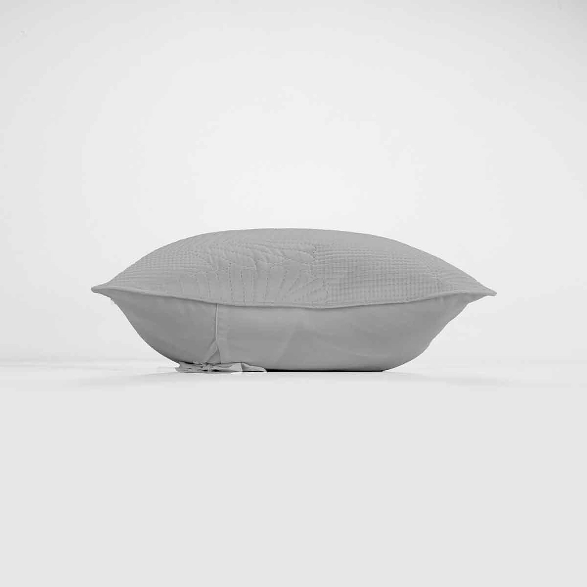 Voir la diapositive 3 : Douceur d'Intérieur Housse de coussin  palombine  40x40cm gris