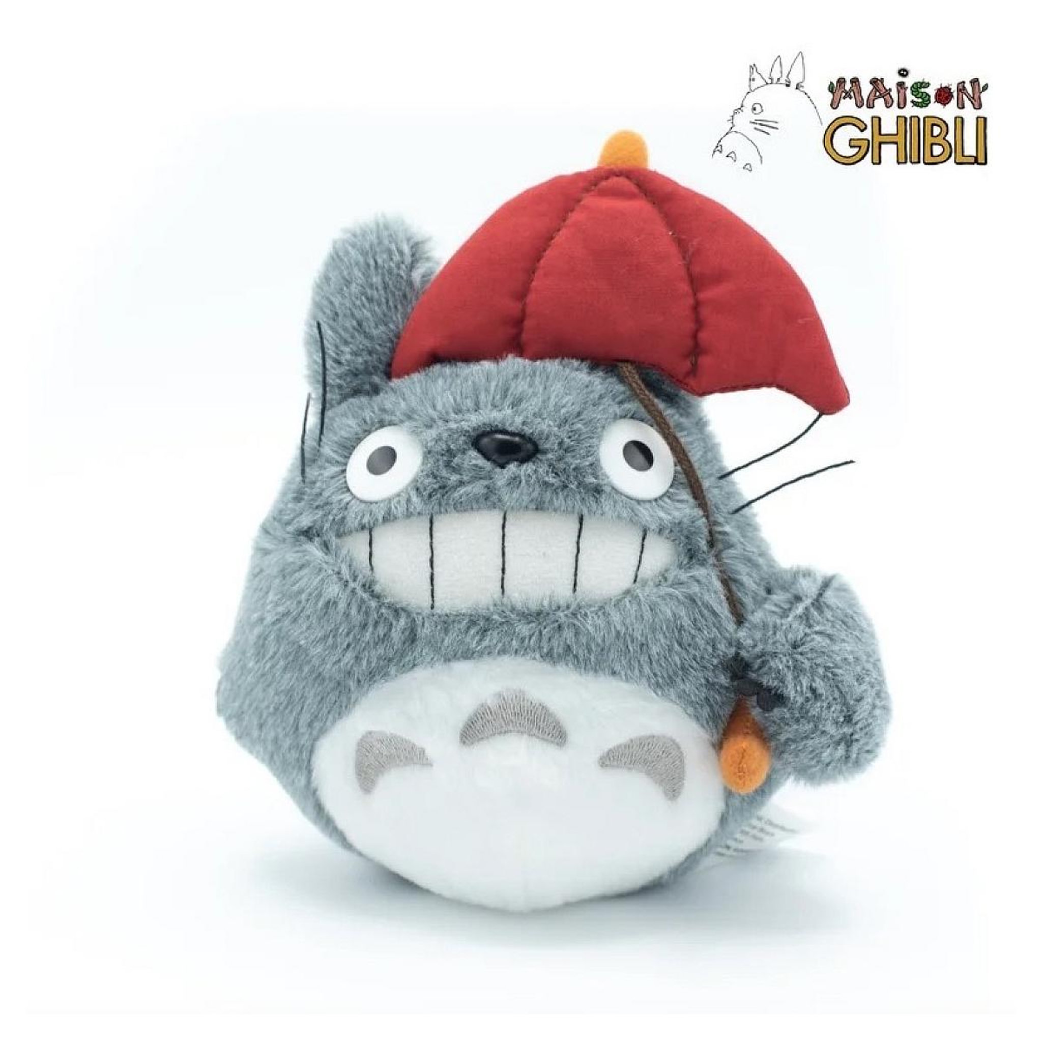Voir la diapositive 2 : SEMIC Peluche Totoro Avec Parapluie Rouge - Mon Voisin Totoro