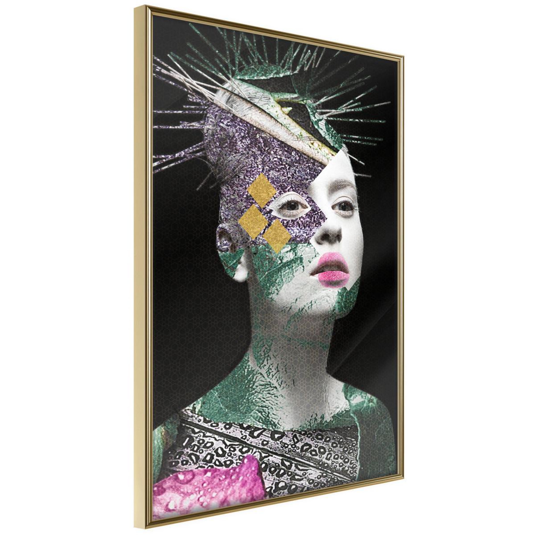 Voir la diapositive 1 : Paris Prix Affiche Murale Encadrée  Modern Beauty